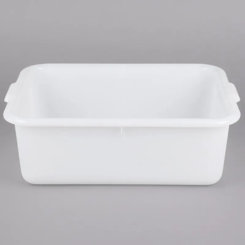 TableCraft DBF1529 White 21 1/4" x 15 3/4" x 5" Perforated Plastic Freezer Safe Drain Box Next Day Delivery