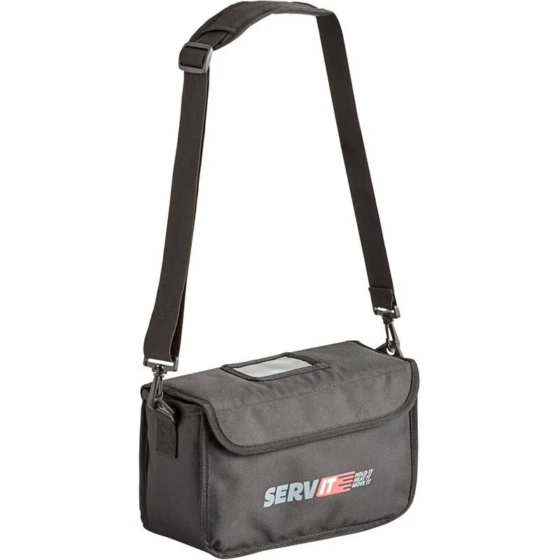 ServIt Small 3-Drink or Sub/Sandwich Delivery Bag - 11 3/4" x 5 1/2" x 7" Time-Limited