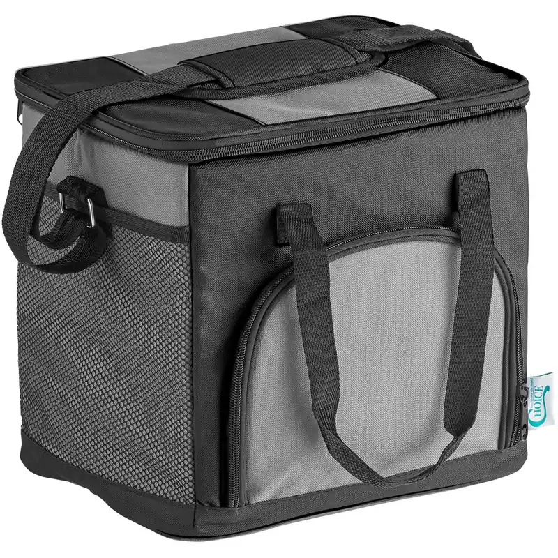 Small Cooler Bag | Choice Insulated Cooler Bag / Soft Cooler, Black 12" x 9" x 11 1/2" Top Pick
