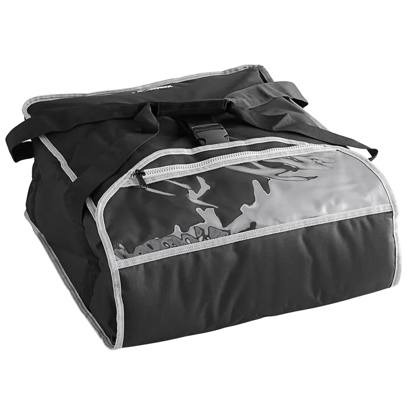 Certified Vollrath VPB118 1-Series Insulated Pizza Delivery Bag, 19" x 19" x 9" - Holds (3) 18" Pizza Boxes