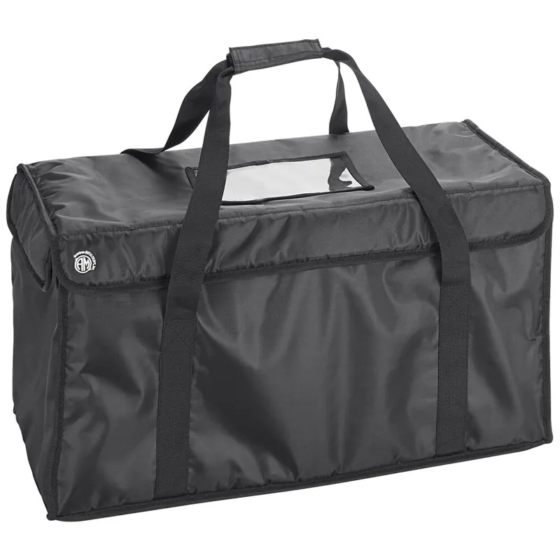 American Metalcraft BLDB2412 Deluxe Black Polyester Insulated Delivery Bag, 24" x 12" x 12" Place Order