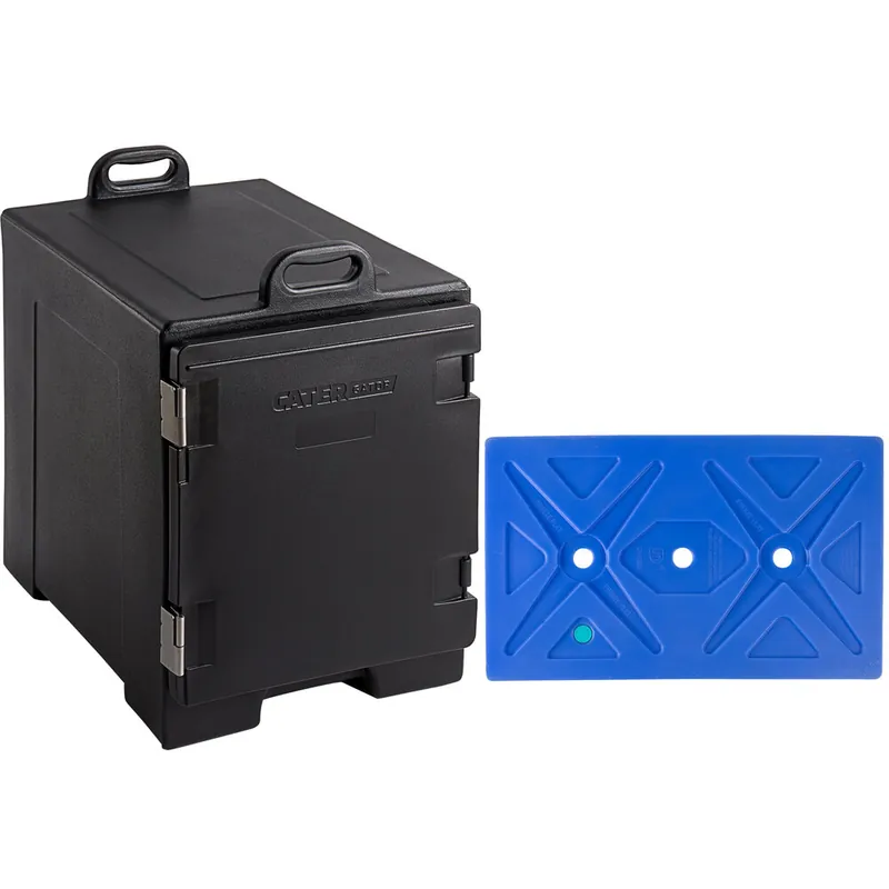 Price Drop CaterGator Black Insulated Food Pan Carrier w/ Ice Board