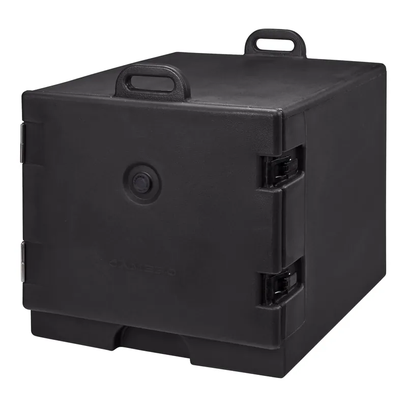 Genuine Cambro 1826MTC110 Camcarrier® Black Front Loading Insulated Tray / Sheet Pan Carrier for Full Size Pans
