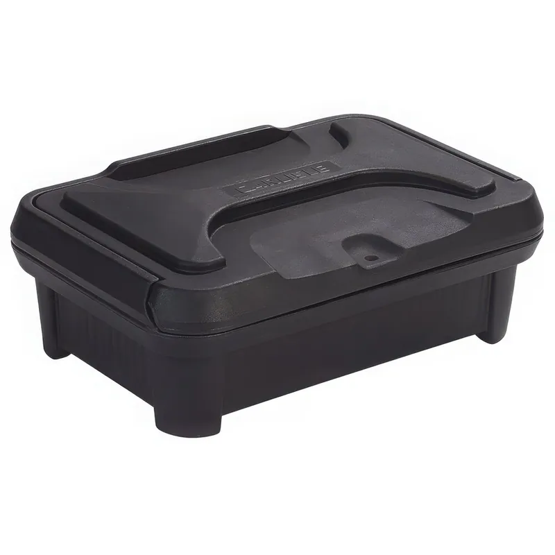 Carlisle XT140003 Cateraide™ Slide 'N Seal™ Black Top Loading 4" Deep Insulated Food Pan Carrier with Sliding Lid Best Choice