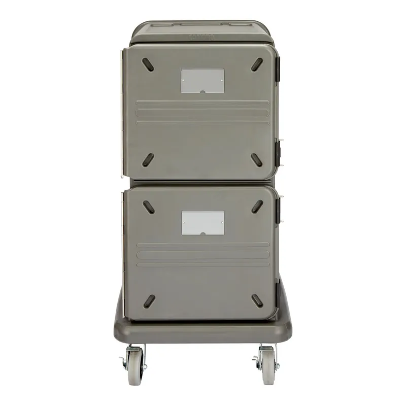 Price Cut Cambro Pro Cart Ultra Tall Charcoal Gray Pan Carrier with 2 Active Hot Compartments PCU1600HH615