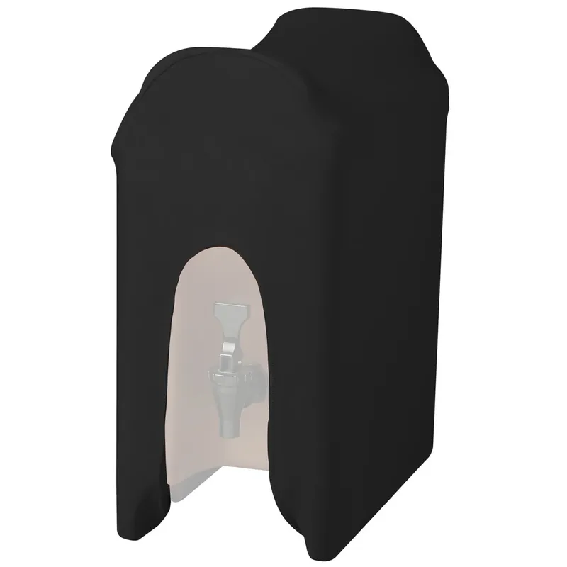 Special Discount Snap Drape CN420BS5014 Contour Cover Black 5 Gallon Spandex Beverage Dispenser Cover