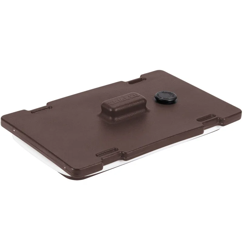 Cambro 6322131 Dark Brown Camtainer® Lid with Vent and Gasket Best Seller