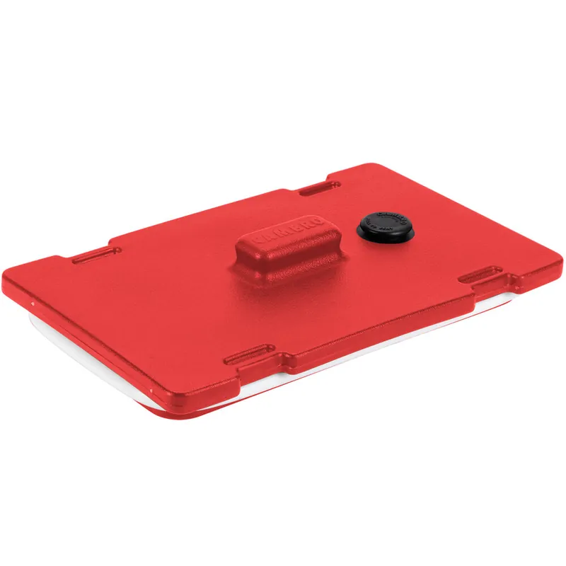 Limited Time Cambro 6322158 Hot Red Camtainer® Lid with Vent and Gasket