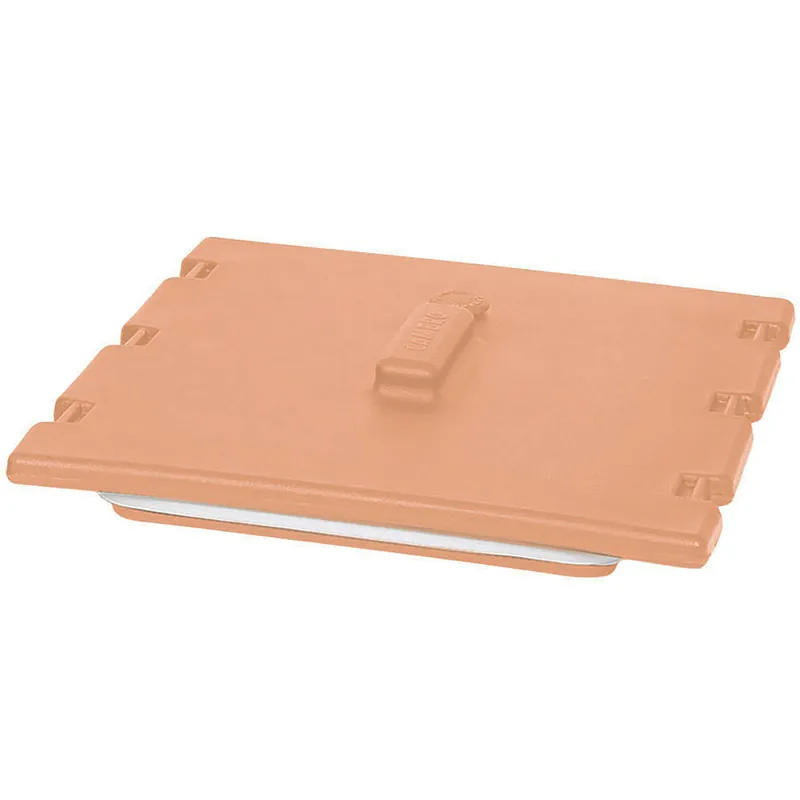 Handmade Cambro 6323157 Coffee Beige Camtainer® Lid with Vent and Gasket