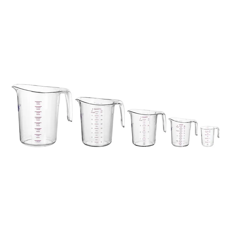 Special Discount Choice 5-Piece Purple Allergen-Free Plastic Measuring Cup Set