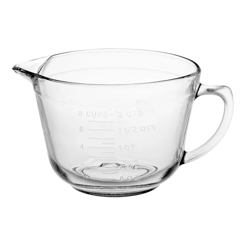 Grab Now Anchor Hocking 81605AHG18 2 Qt. Glass Measuring Cup