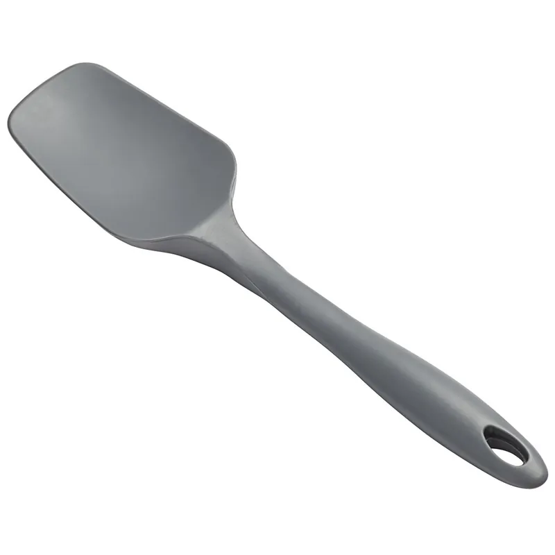 TableCraft H3910GY 10 1/4" High Heat Gray Silicone Spoonula Order Now