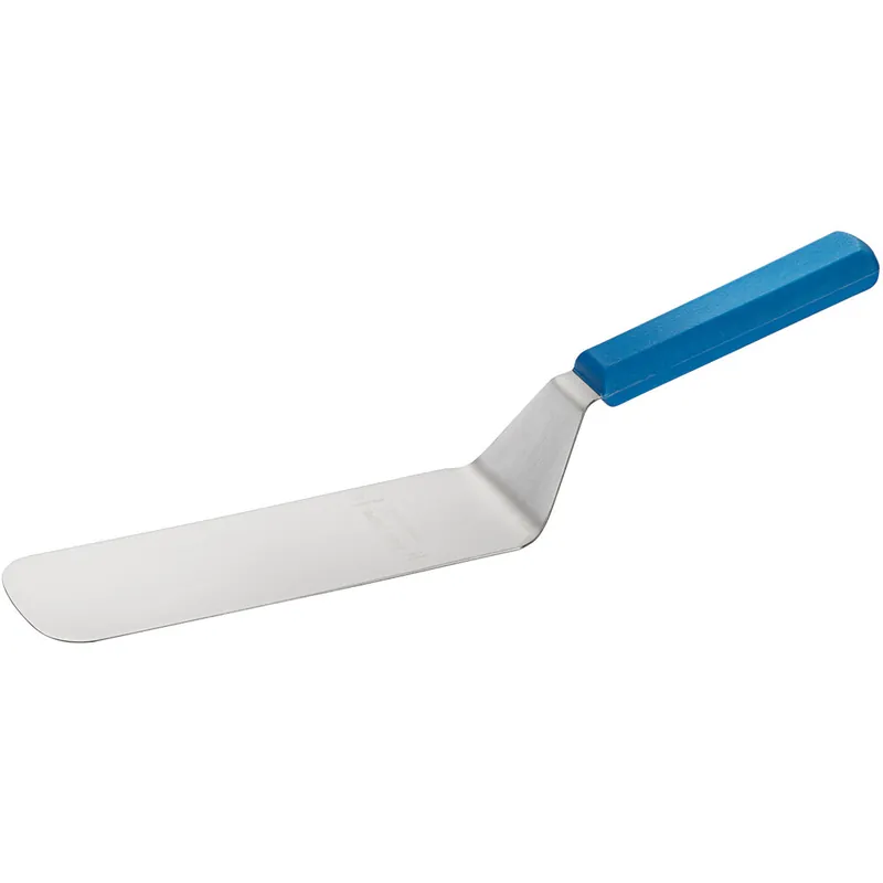 Dexter-Russell 31646H Cool Blue Basics 8" x 3" High Heat Blue Solid Cake Turner Worldwide Shipping