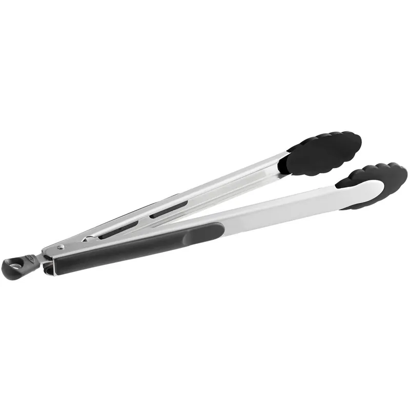 Low Price OXO 1054628 Good Grips 12" High Heat Nylon Tip Tongs