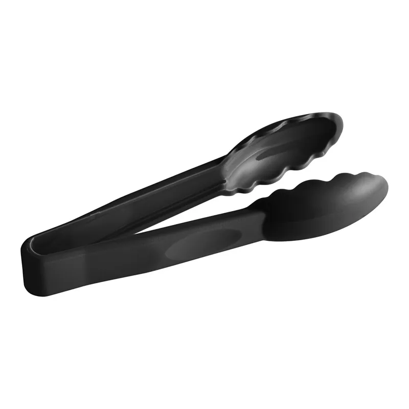 Cambro 6TGS110 Lugano 6" Black Scallop Grip Plastic Tongs Special Offer