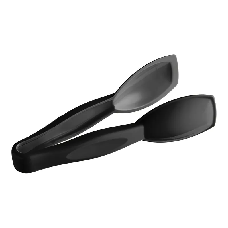 Brand New Cambro TGG6110 Lugano 6" Black Easy-Grasp Plastic Tongs