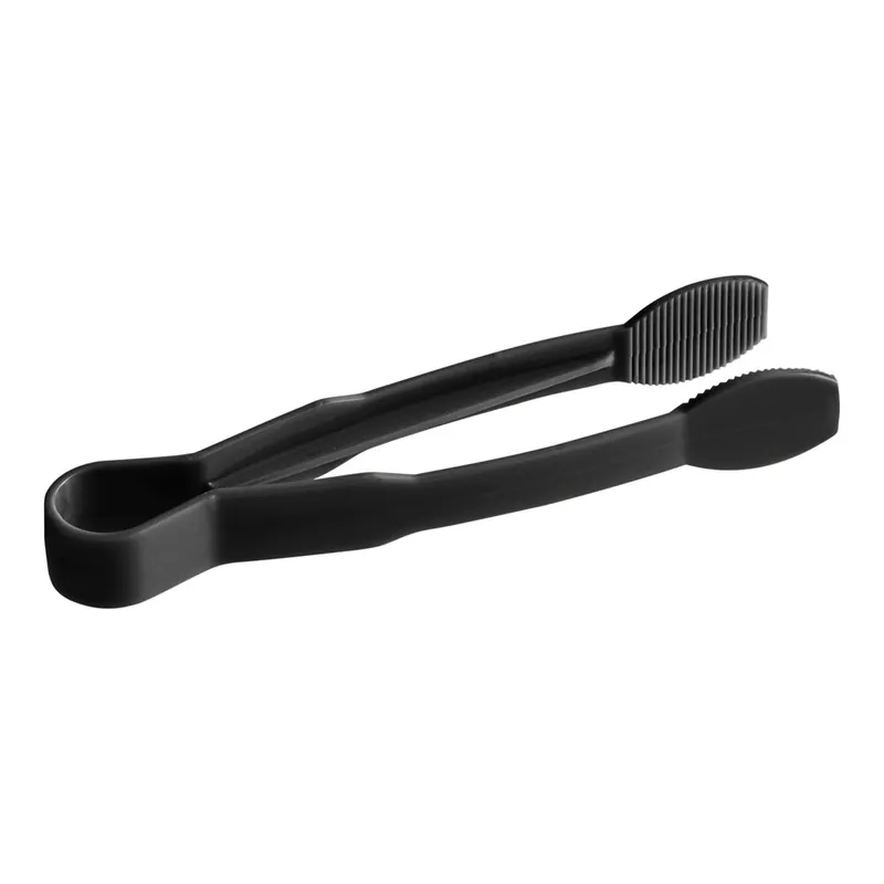 Direct From Manufacturer Cambro TG9110 Lugano 9" Black Flat Grip Plastic Tongs