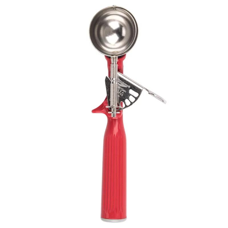 Next Day Delivery Vollrath 47145 Jacob's Pride® #24 Red Thumb Press Disher - 1.33 oz.