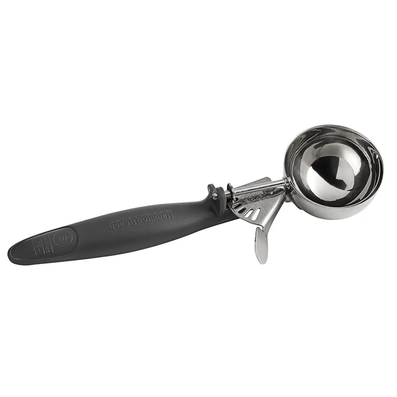 Hamilton Beach 80-08 #8 Gray Thumb Press Disher with Ergonomic Handle -3.64 oz. Bulk Order