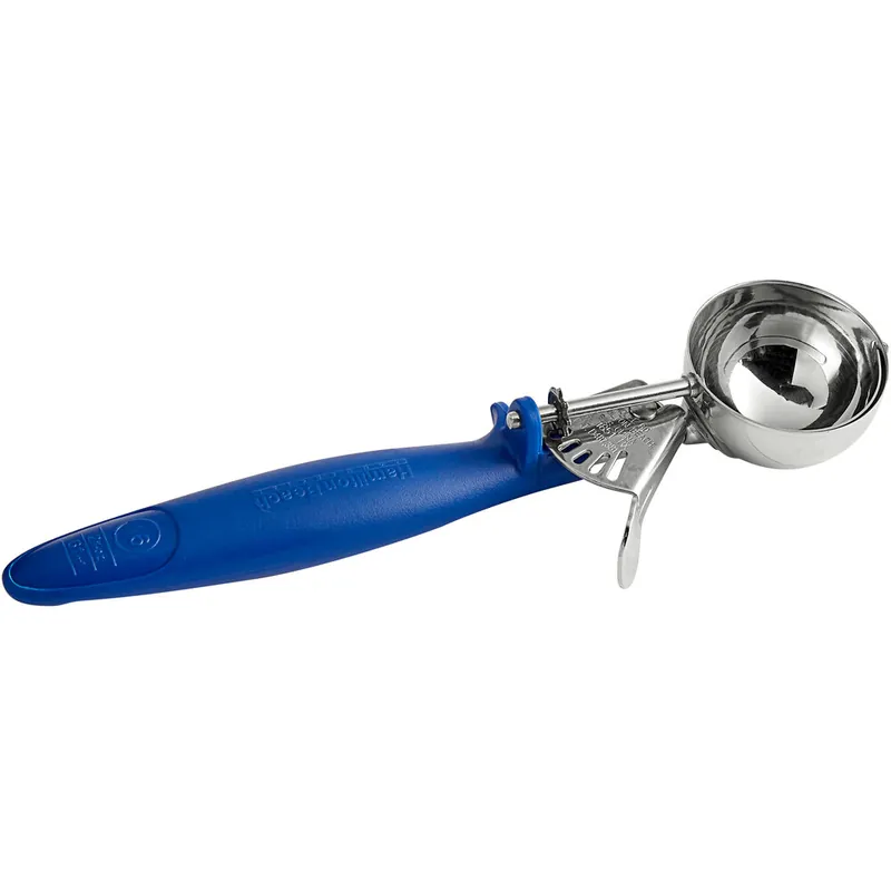 Hamilton Beach 80-16 #16 Blue Thumb Press Disher with Ergonomic Handle - 2.07 oz. Latest