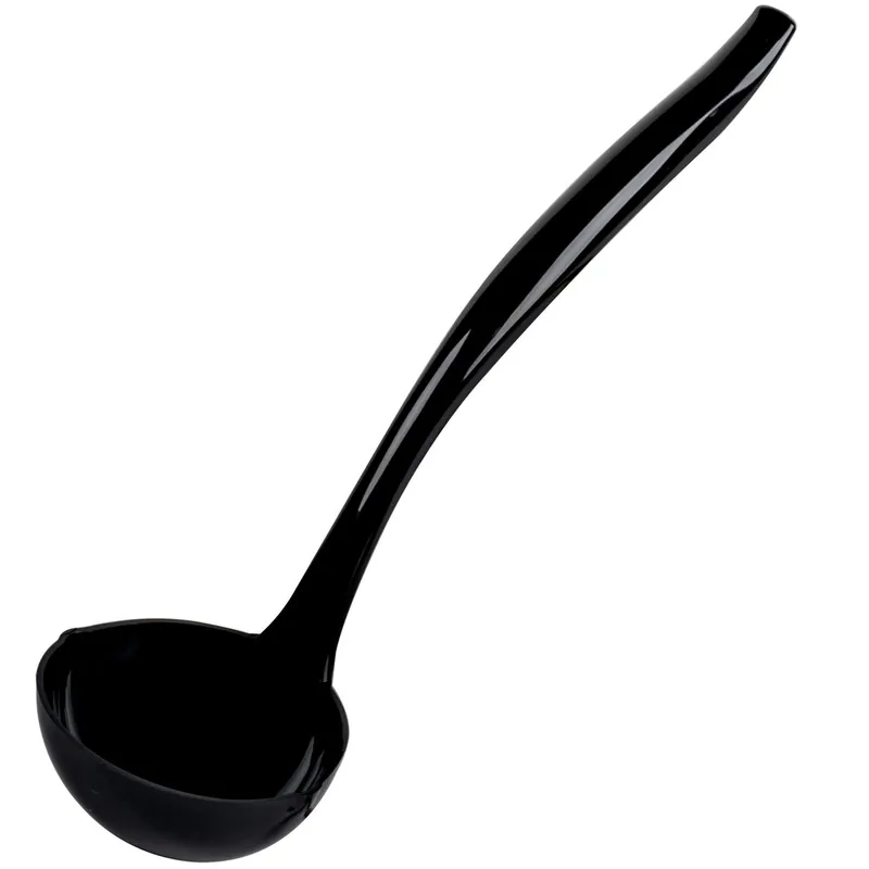 In Demand Sabert 4 oz. Black Disposable Polypropylene Ladle - 36/Case