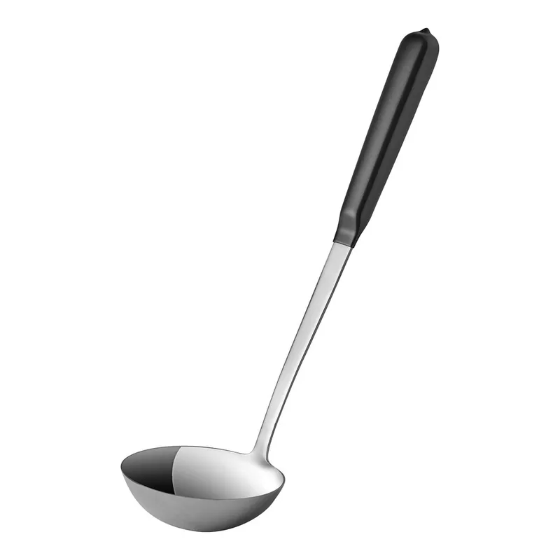 Vollrath 4 oz. One-Piece Stainless Steel Ladle with Black Kool-Touch® Handle 46916 Trusted Brand