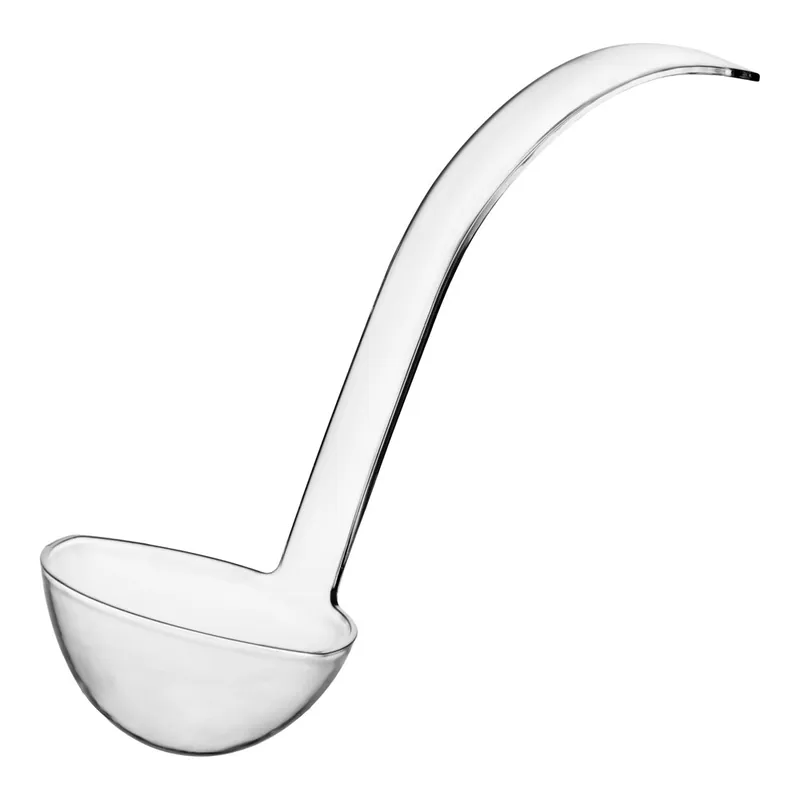 Fineline 3305-CL Platter Pleasers 5 oz. Clear Plastic Punch / Serving Disposable Ladle - 48/Case Viral