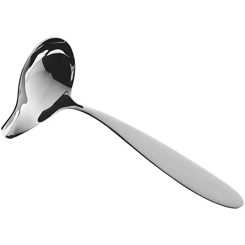 Hot Picks RAK Porcelain Anna 7" 18/10 Stainless Steel Extra Heavy Weight Gravy Ladle - 12/Case