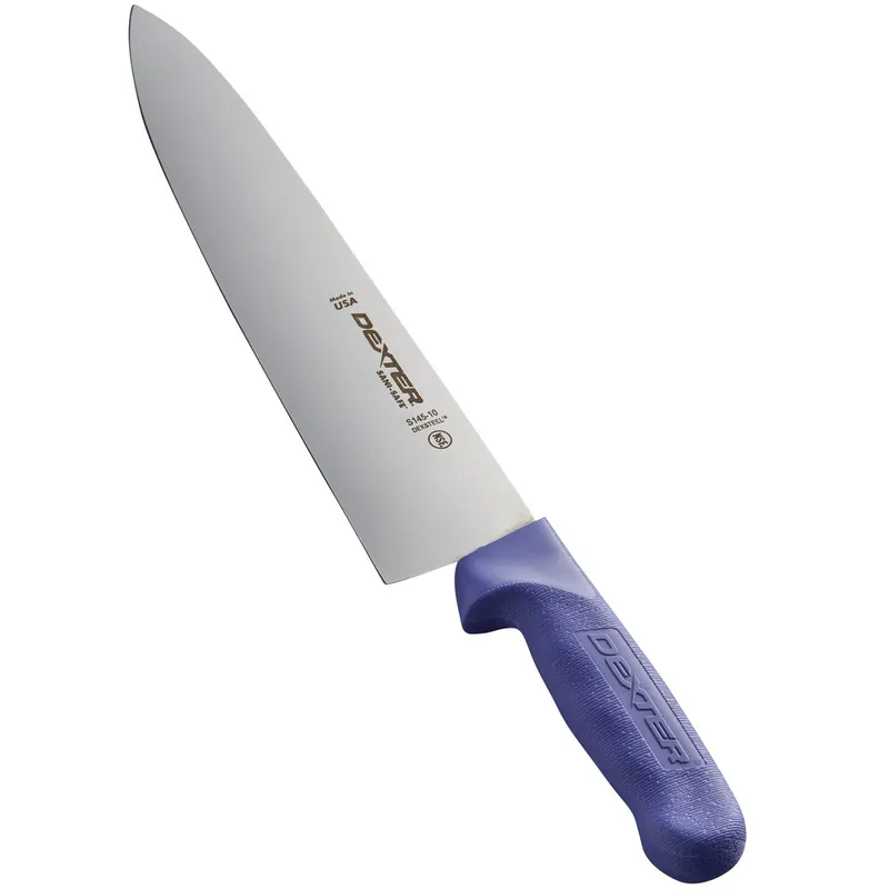 Bulk Order Dexter-Russell 12433P Sani-Safe 10" Purple Allergen-Free Chef Knife