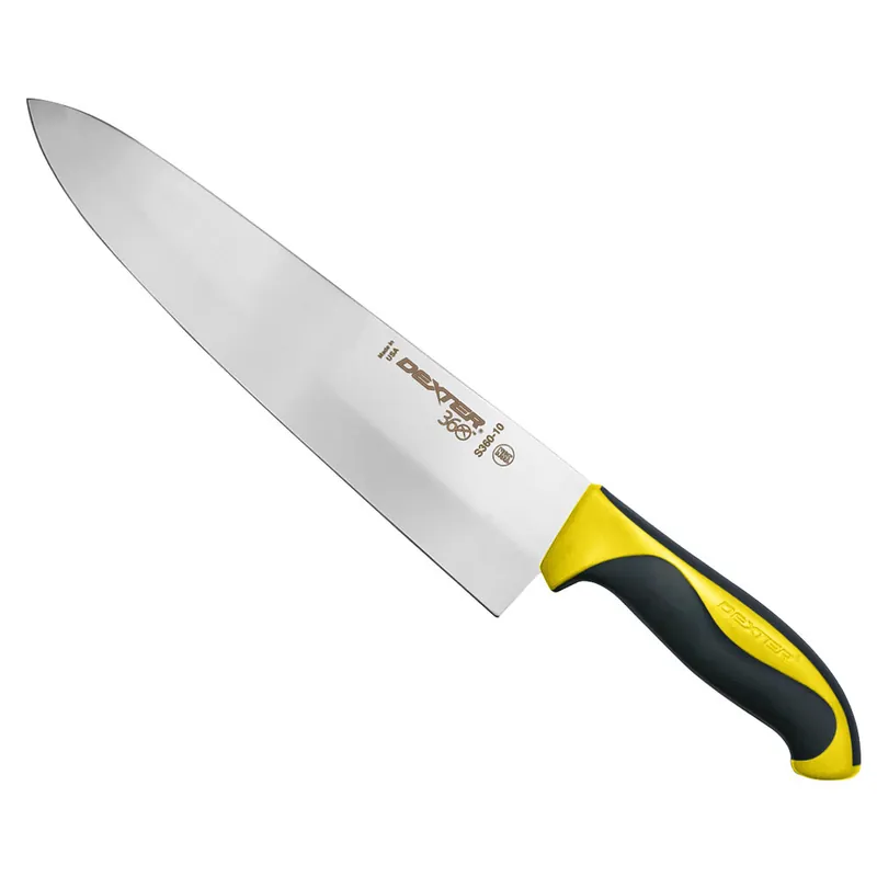Dexter-Russell 36006Y 360 Series 10" Chef Knife with Yellow Handle Fresh Stock