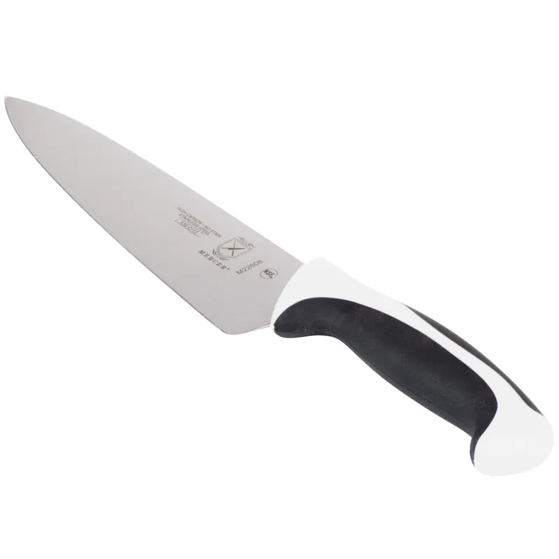 Crafted Mercer Culinary M22608WBH Millennia® 8" Chef Knife with White Handle