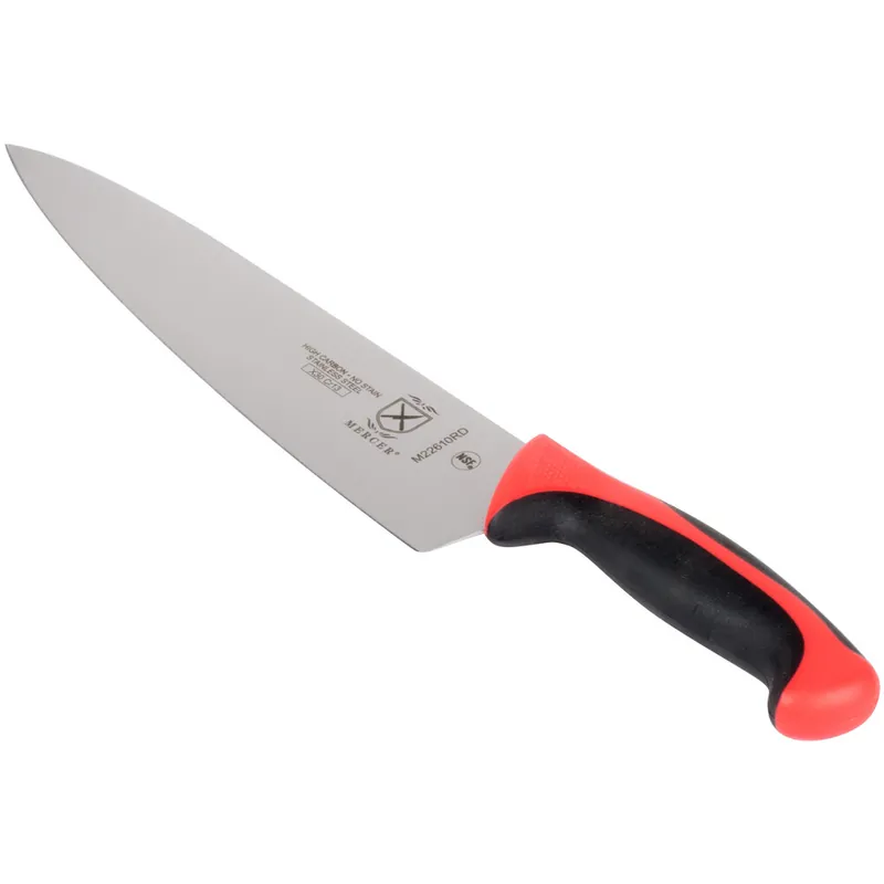 Mercer Culinary M22610RD Millennia Colors® 10" Chef Knife with Red Handle Mega Sale