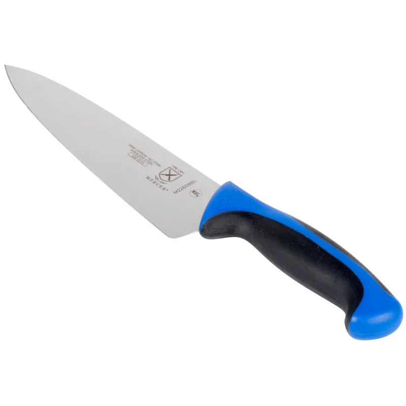 Mercer Culinary M22608BL Millennia Colors® 8" Chef Knife with Blue Handle In Demand