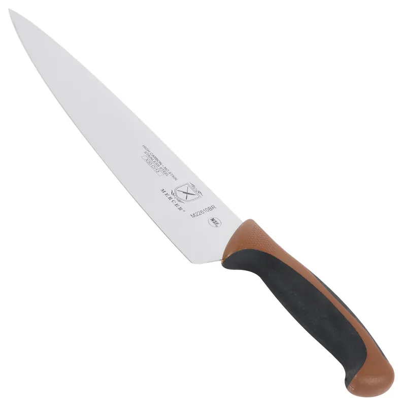 Time-Limited Mercer Culinary M22610BR Millennia Colors® 10" Chef Knife with Brown Handle