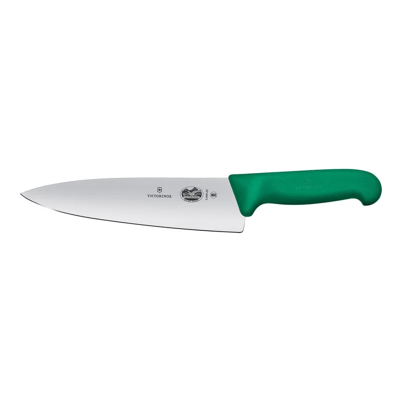 Victorinox 8" Chef Knife with Green Fibrox Handle 5.2064.20 Free Delivery