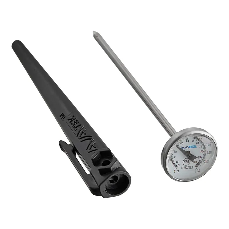 Genuine AvaTek 5" Pocket Probe Dial Thermometer with Calibration Wrench