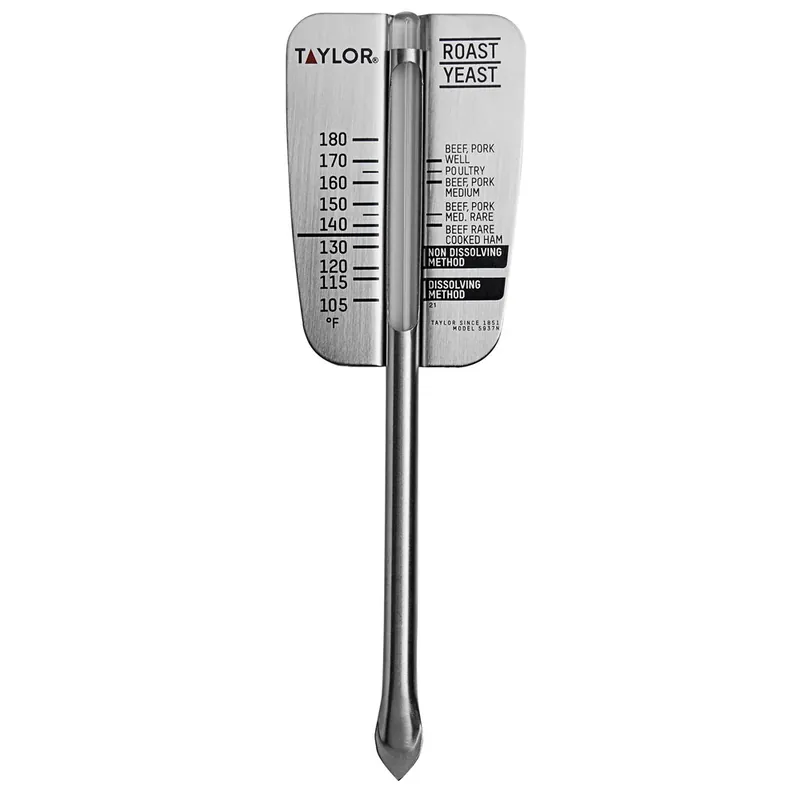 Hot Picks Taylor 5937N Armored 3 1/2" Probe Roast/Yeast Thermometer
