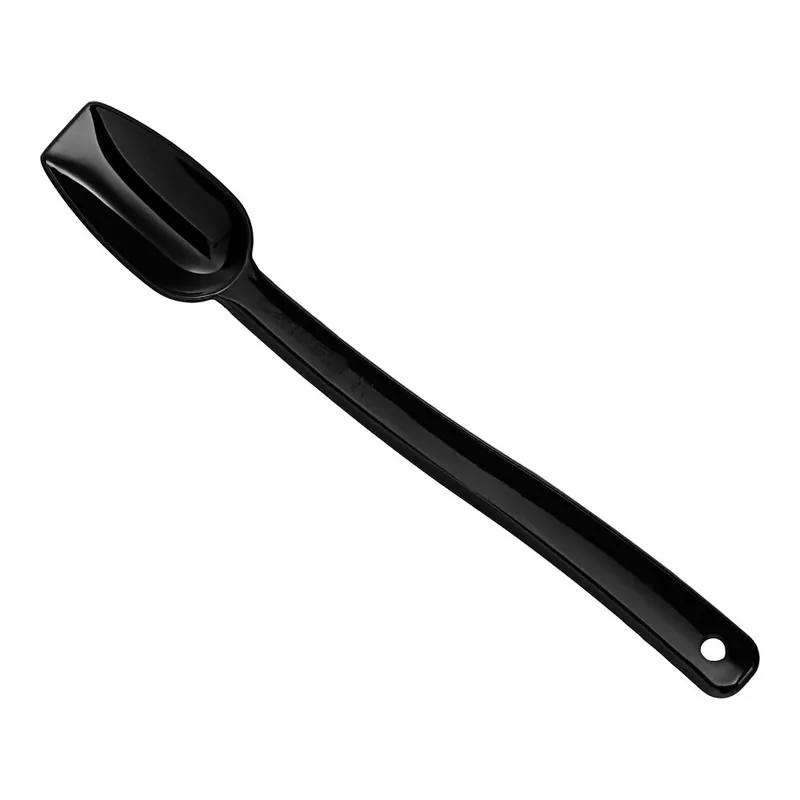 Carlisle 445003 .25 oz. Black Solid Salad / Salad Bar / Buffet Spoon Price Drop