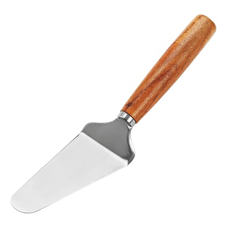 American Metalcraft 5 1/2" x 2 3/8" Pie / Pizza Server with Acacia Wood Handle Same Day Shipping
