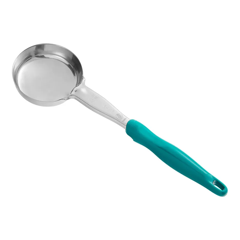 Vollrath 6433655 Jacob's Pride® 6 oz. Teal Solid Round Spoodle® Portion Spoon Holiday Sale