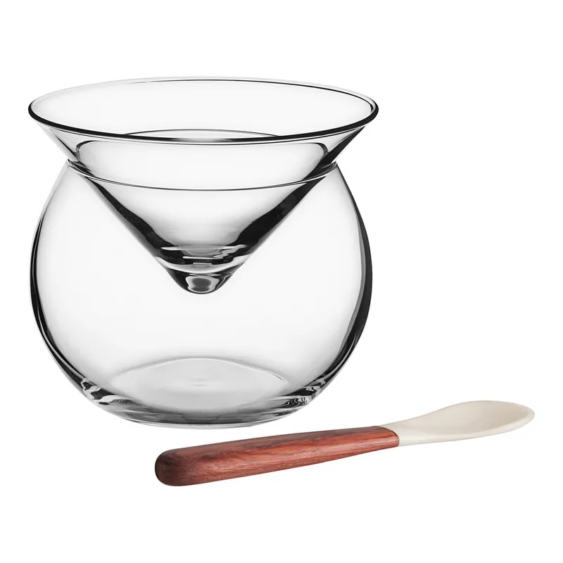 Acopa 3-Piece Caviar Service Set with Server and Mother of Pearl Spoon Special Discount
