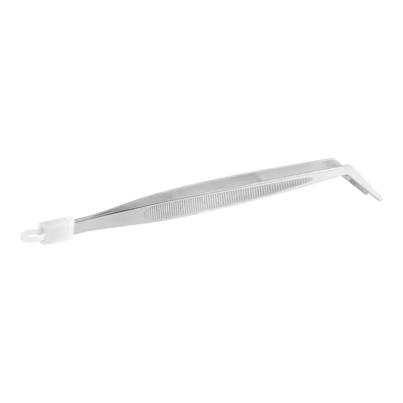 Mercer Culinary M35131 9 3/8" Curved Precision / Plating Tongs Time-Limited