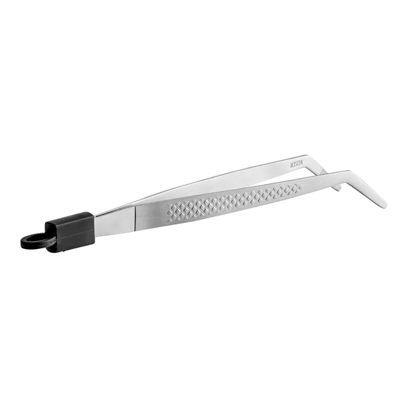 Mercer Culinary M35234 Precision Plus 6 1/8" Curved Plating Tongs Latest