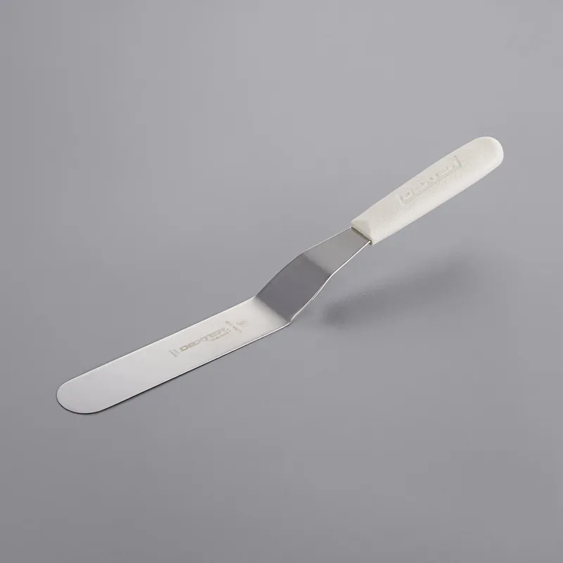 Money Back Guarantee Dexter-Russell 19973 Sani-Safe 10" Blade Offset Baking / Icing Spatula with Plastic Handle