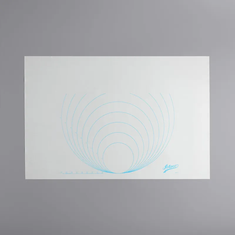 Hot Picks Ateco 693 36" x 24" Lightweight Non-Stick Silicone Baking Work Mat with Circular Measurements