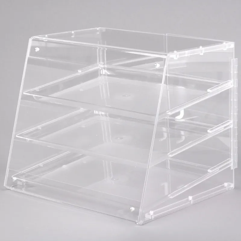 Cal-Mil 1011 Classic Three Tier U-Build Pastry Display Case 19 1/2" x 17" x 16 1/2" Luxury