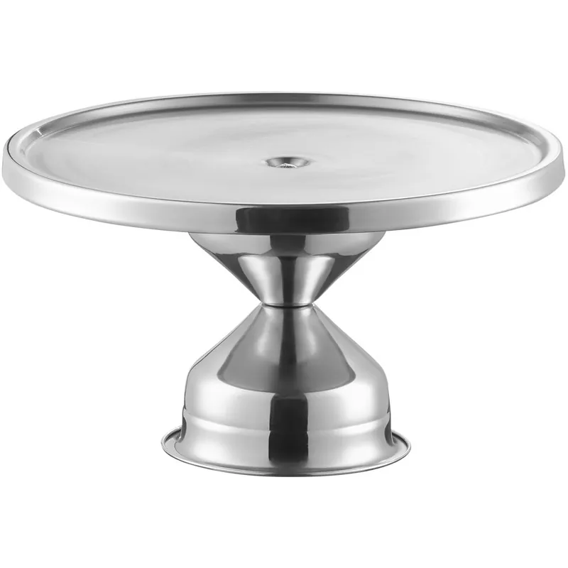 Price Drop Choice 13" Stainless Steel Cake / Pizza Stand with Mirror Finish