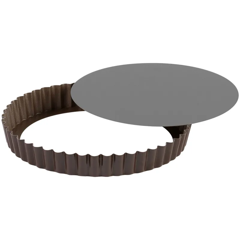 Gobel 7 7/8" x 1" Round Fluted Non-Stick Tart / Quiche Pan with Removable Bottom 226420 Price Drop