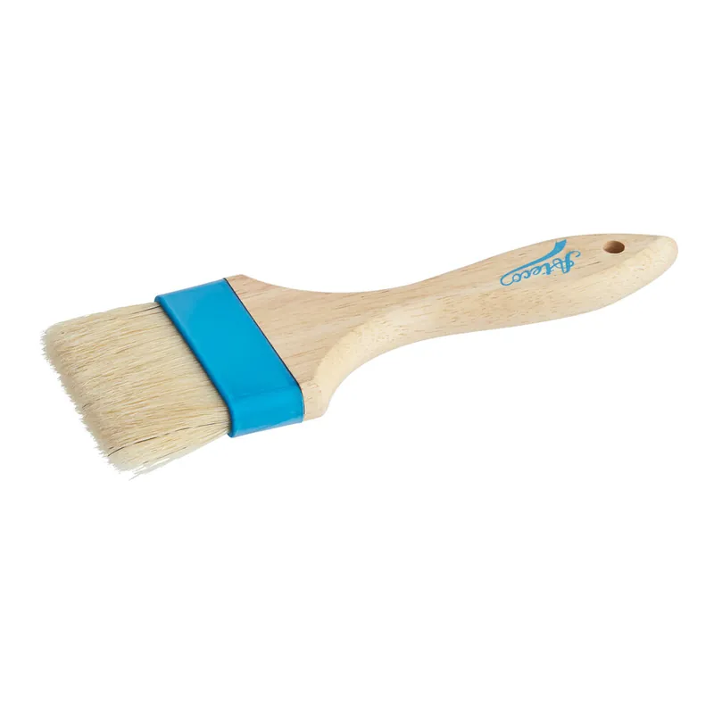 Ateco 3"W Boar Bristle Baking / Pastry Brush with Wood Handle 60230 Fan Favorite