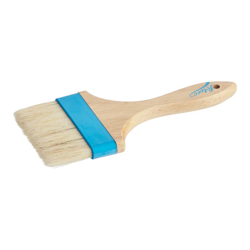 Limited Edition Ateco 4"W Boar Bristle Baking / Pastry Brush with Wood Handle 60240